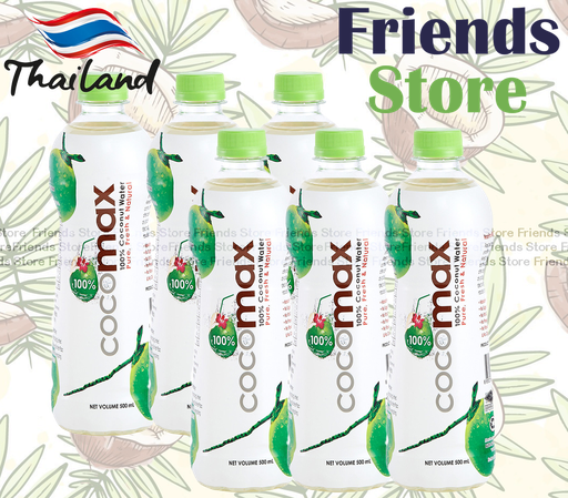 [4MC302G] Cocomax - Thailand 100% Coconut Water  (500ml X 6)