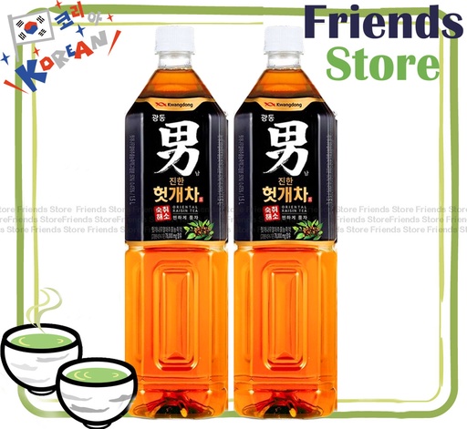 [400049B] Kwangdong - (大支裝)韓國KDP男茶 ORIENTAL RAISIN TEA (1500ml X 2)