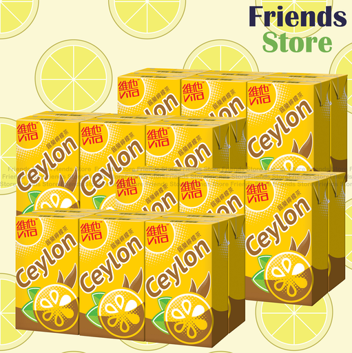 [4000972F] Vita - [Full case] Paper-boxed Ceylon Lemon Tea (250ml X 6 X 4) New/Old packing randomly distributed