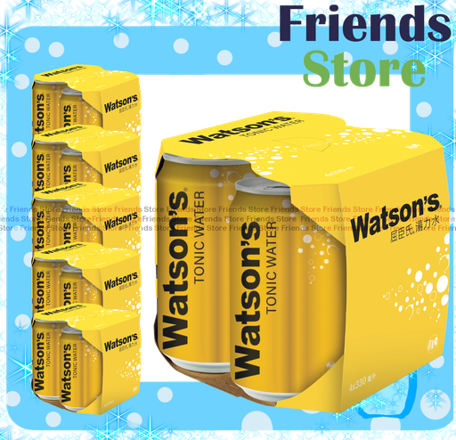 [4004756C] watsons - [Full case] canned tonic water (330ml X 24)