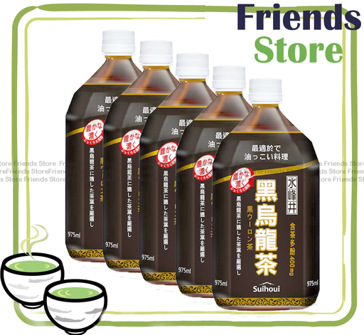 [400436A] Suihoui - (大樽裝) Black Oolong Tea Drink (975ml X 5)