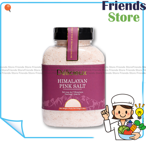 [4001728] Délicieux - Ancient Himalayan Pink Salts Fine Grain 幼鹽(620g)