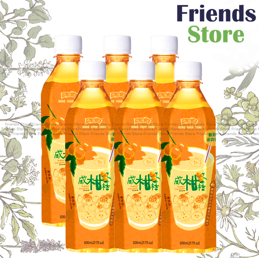 [400160M] HUNG FOOK TONG - Salted Mandarin Drink (500ml X 6) BBD:on/after AUG 2025