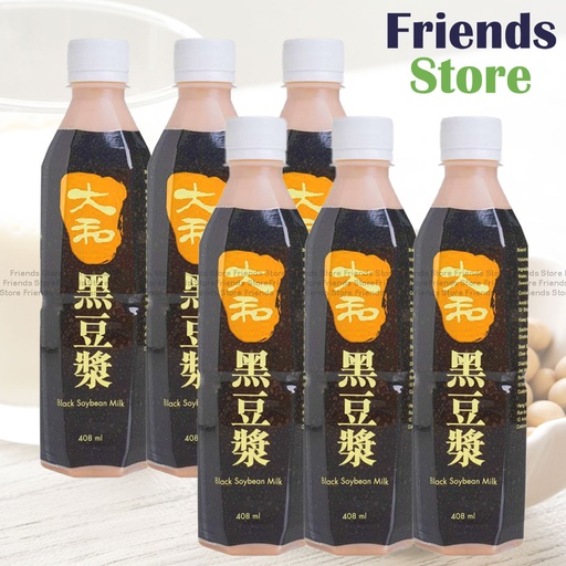 [400413] Tai Wo - Black Soya Bean Milk (408ml X 6)