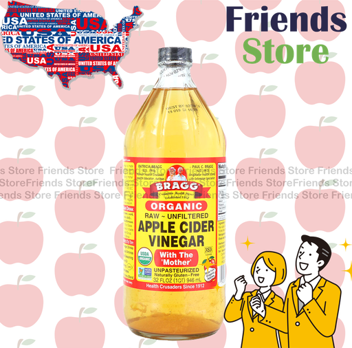 [4126L5] BRAGG - USA Organic Apple Cider Vinegar (946ml X 1)  (Parallel Imported Goods) Random packing