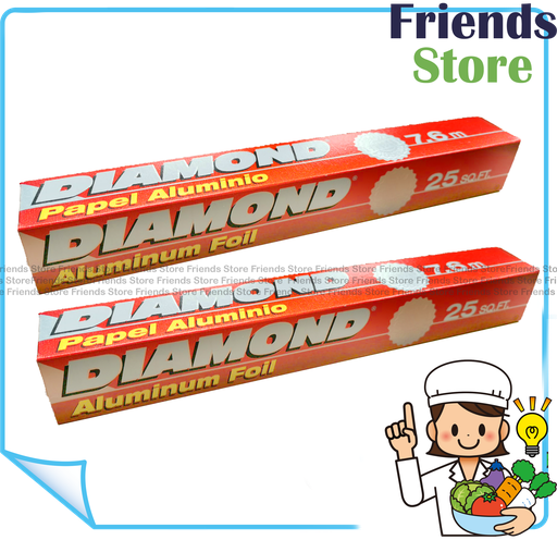 [40007730D] DIAMOND - Aluminum Foil  (W30.4m X L7.62m) X 2
