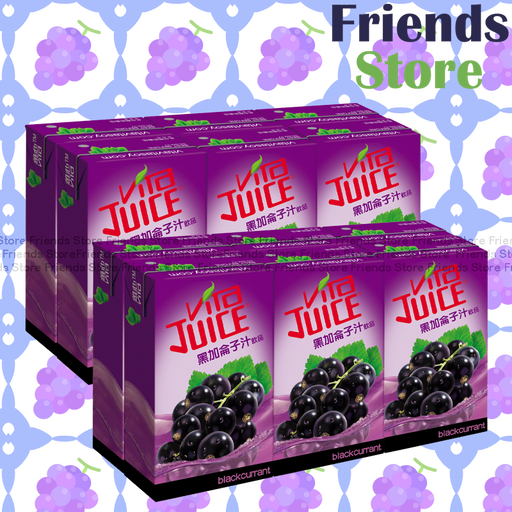 [400102F] Vita - 紙包裝-Blackcurrant Juice (250ml x 6 x 2)