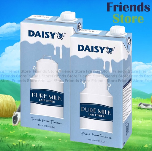 [4004425] DAISY - 大公司 純牛奶 (藍) (1公升 X 2)
