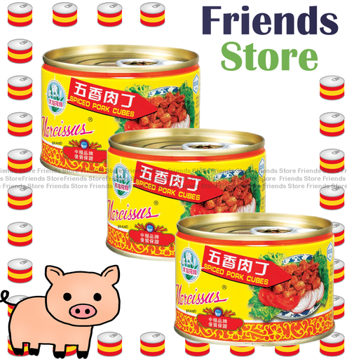 [4000785_1] ナルシスブランド - スパイスポークダイス缶詰（142g×3）