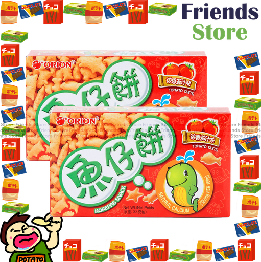 [4007683C] ORION - 魚仔餅 - 蕃茄味 (33克 X2)