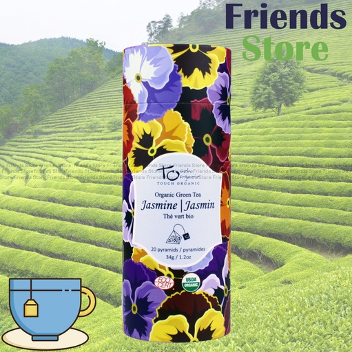 [400800G] Touch Organic - 有機茉莉花三角茶包 (附有吊牌)  (1.7克 X 20小包)