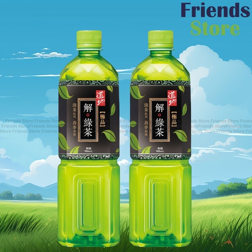 [400271B-2] 道地 - 大支裝 極品 解綠茶 (900毫升 X 2)