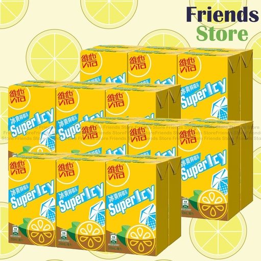 [400098DF] Vita - [Full Case] Supericy Lemon Tea (250ml X 6 X 4)