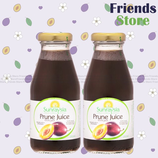 [4004433H] Sunraysia - <細支玻璃裝> Prune Juice Drink (250ml X 2) Packing Randomly Distributed