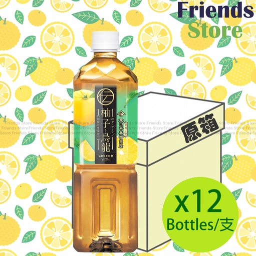 [400271E] KITAGAWA - [Full case] Legend Yuzu Oolong Tea  (900ml X 12)