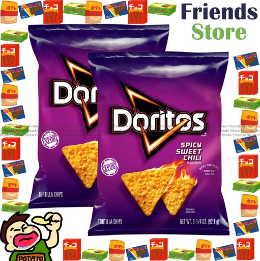 [4007633B2] Doritos - Spicy Sweet Chili Flavored Tortilla Chips (92.1g X 2)