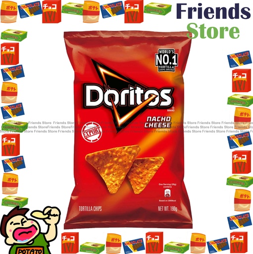 [4007633B3] Doritos - Nacho Cheese Flavored Tortilla Chips (190g X 1)
