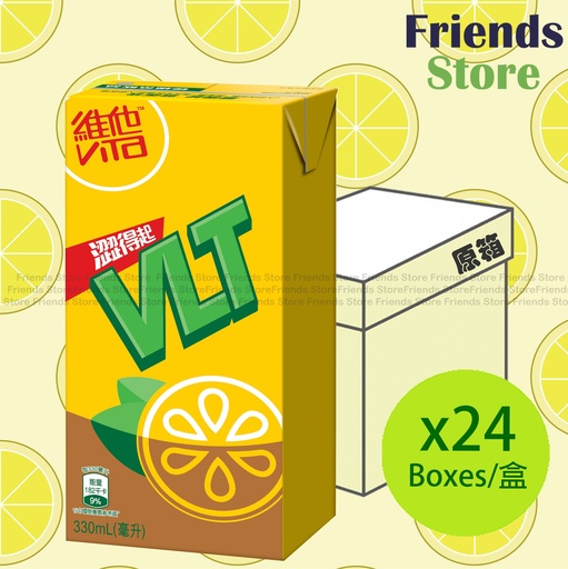 [400097F_375] Vita - [Full case] 大盒裝 Paper-boxed Lemon Tea (330ml X 24)