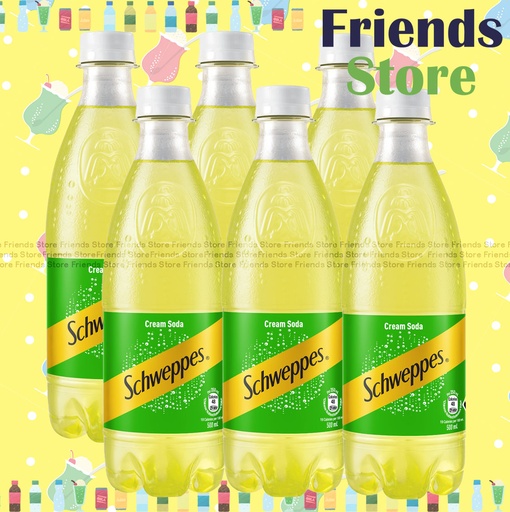 [400759D_6] 玉泉 - ボトル入りクリーム風味ソーダ（500ml×6本）