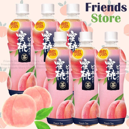 [4001013_6] Vita - Bottled Peach Tea (500ml X 6)