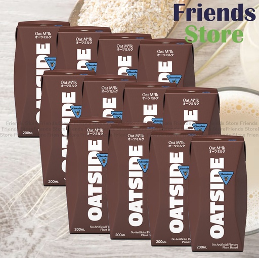 [4DK8] OATSIDE - Chocolate Milk (200ml X 12)BBD:on/after SEP 2025