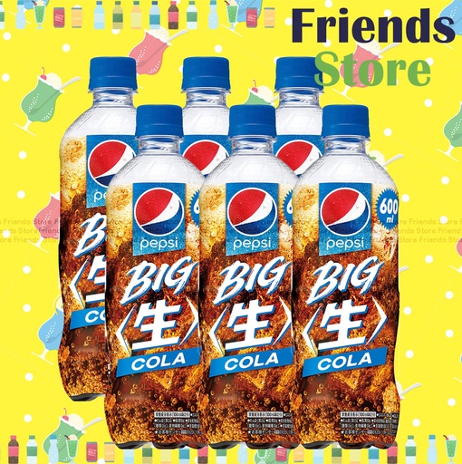 [4130M] Pepsi - <生> Nama Cola Soft Drink (600ml X 6) (Random Packing/ Pallaral Import)