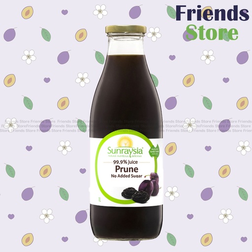 [4004433K] Sunraysia - <大支玻璃裝> Prune Juice Drink (1L x 1) Packing Randomly Distributed