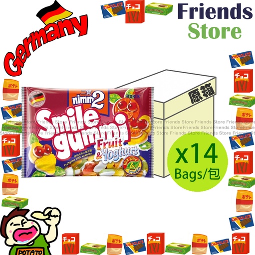 [4im2CF] nimm2 - [Full Case] Smile Gummi Fruit and Yoghurt (90g X 14) 