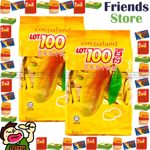 [4126T4] cocoaland - Lot 100 Mango Candy (150g X 2) (Parallel Imported Goods)