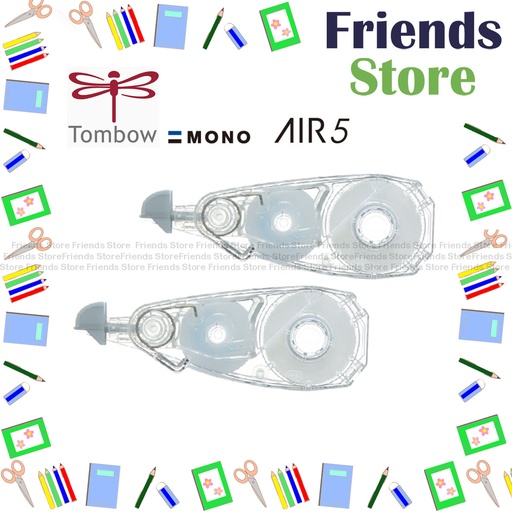 [19024_RF] トンボ - モノエアータッチ AIR5 修正テープ 詰め替え用 CT-CAR5 (幅5mm×長さ10m)×2