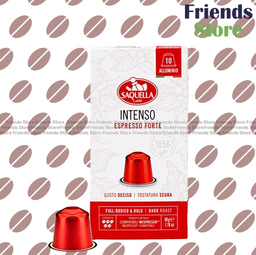 [4124E91] SAQUELLA Caffè - ネスプレッソ コーヒーカプセル (50g x 1)