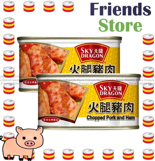 [40007631B] 天龍牌 - <細罐裝> 火腿豬肉 / 午餐肉 (198克 x 2)