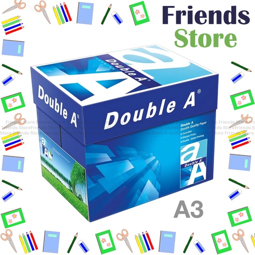[17010F] Double A A3 コピー用紙 80gsm【箱売り・5冊】