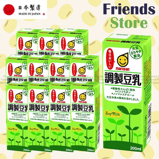 [40120C] marusan - <迷你裝> Processed Soy Milk (200ml X 12)