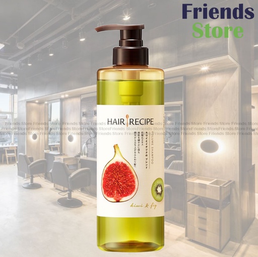 [HR004] HAIR RECIPE キウイ＆イチジク クレンジングシャンプー（530ml）