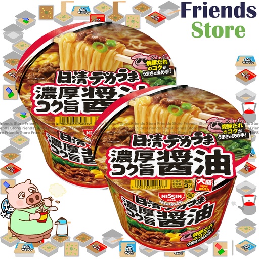 [4TM2H] 日清食品 - 濃厚醬油碗麵 (106克 x 2)