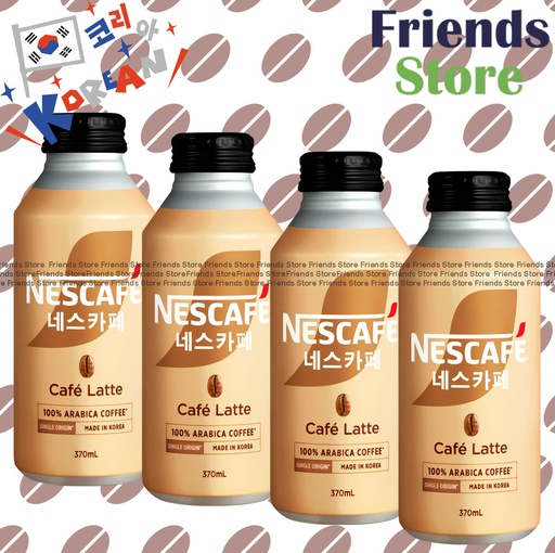 [4000153K] ネスカフェ - 韓国セレクトミルクコーヒー（370ml×4）