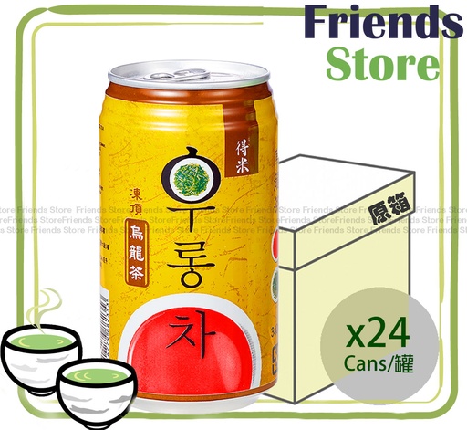 [400490] デミ - 【オリジナルボックス】缶入りフローズントップウーロン茶（320ml×24本）