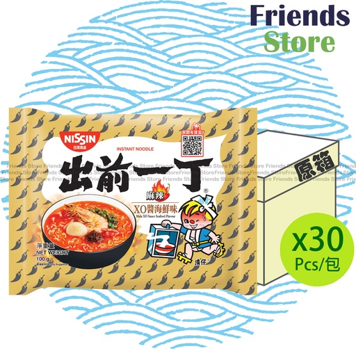 [400115JF] 日清食品 - [オリジナルボックス] (香港版) 出前一丁 激辛シリーズ 激辛XO醤シーフード味インスタントラーメン (100g x 30)