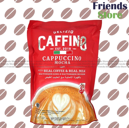[4NO4A] CAFFINO ラテモカ泡立ちコーヒー（10スティック/袋・並行輸入）