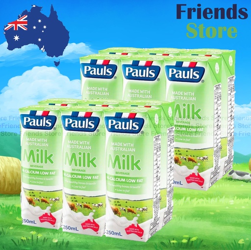[4004421C] Pauls - <細盒裝> Hi-Calcium Low Fat Milk (Green) (250ml X 6 X 2)