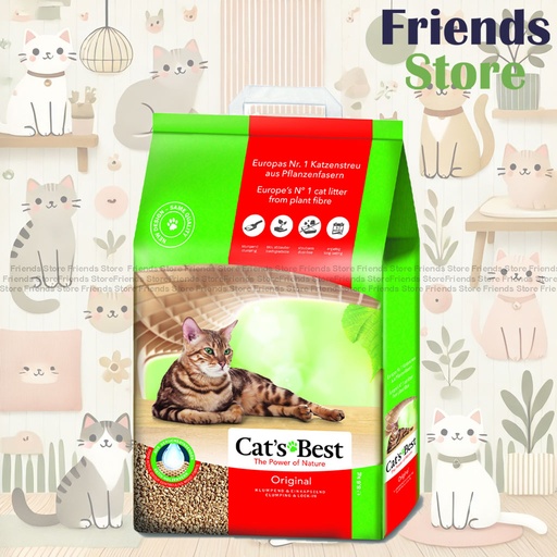 [JR18935] Cat's Best - 德國 黏結吸臭 木貓砂 8.6kg 高吸水量 除臭抗菌 凝結快 環保