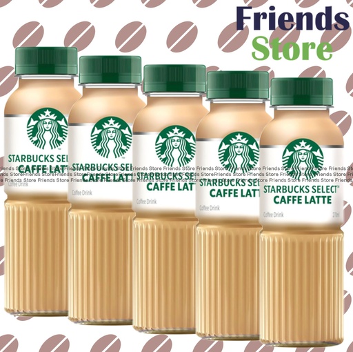 [4124KSD] Starbucks - Select Caffe Latte Coffee (270ml X 5) BBD: 12 AUG 2025 or after