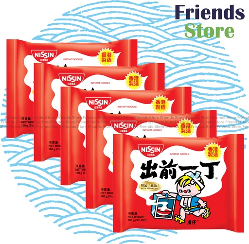 [400115AA] 日清食品 - （香港版）出前一丁 ごま油風味インスタントラーメン（100g×5）