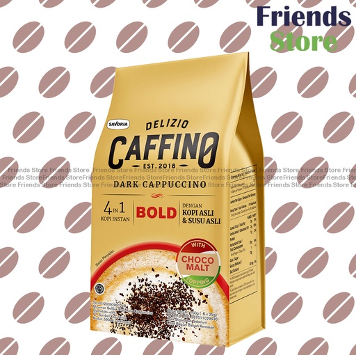 [4NO4D] CAFFINO プレミアム泡立ちコーヒー（6+1スティック/袋・並行輸入）