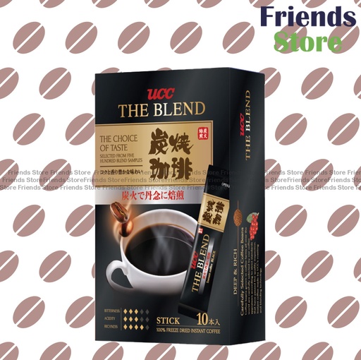 [4A8C] UCC - 箱入りインスタントチャコールコーヒー（1箱10本入り）