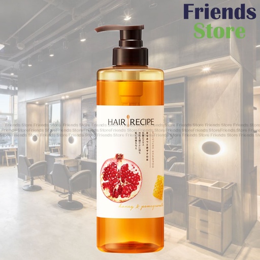 [HR003] HAIR RECIPE - 蜂蜜石榴水潤亮澤洗髮露 洗頭水 530毫升 (074003）
