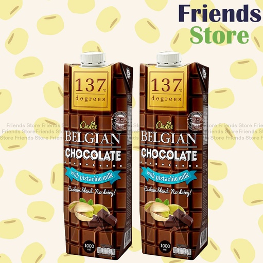 [ES006] 137°C ダブルベルギーチョコピスタチオミルク（1L×2本）