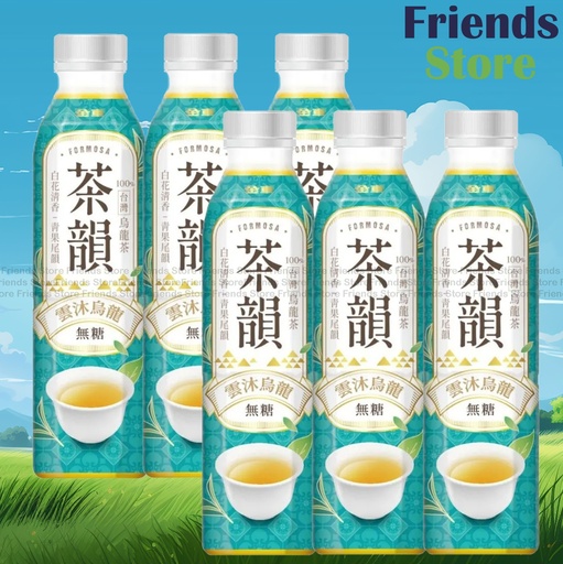 [4004417E] 金車 - 台湾金車茶 - 雲母烏龍茶（無糖）（580ml×6）