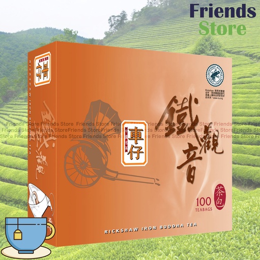 [RS03] 車仔 - 中国茶 - 鉄観音ティーバッグ 100個入り (1.6g x 100)